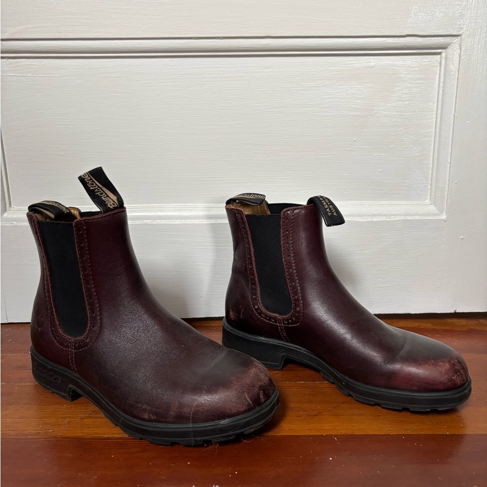 Blundstone High Top Leather Boots in Shiraz